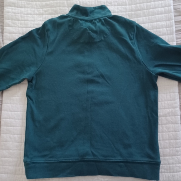 Vinyard Vines Boys Green quarter zip cotton pullover Sweater Size S 8-10 - Picture 5 of 5